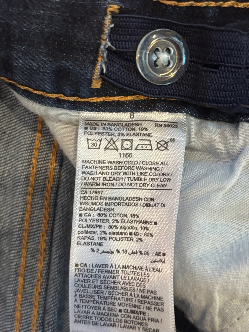 Old Navy Kids Navy Blue Stretch Jeans